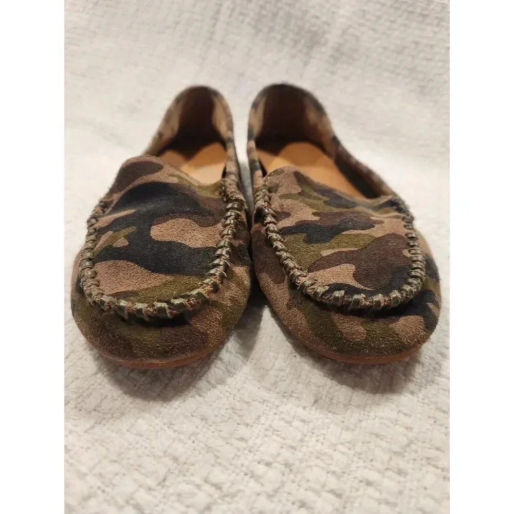 Jack Rogers Suede Millie Camo Loafer - Picture 6 of 7